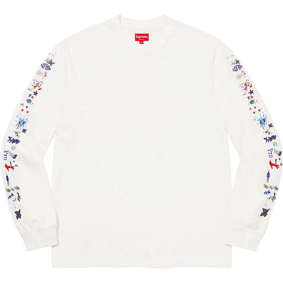 Suéteres Supreme AOI Icons L/S Top Blancas | Supreme 314HK